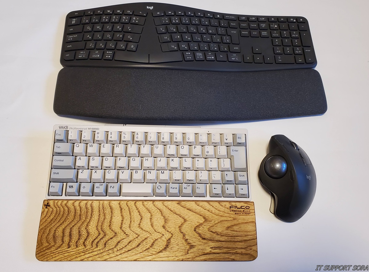 Logicool ERGO K860 (日本語配列) ロジクール「ERGO K860」使用レビュー！自然に楽な姿勢で作業