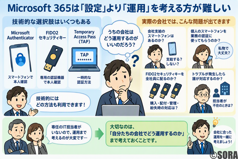 Microsoft 365は「設定」より「運用」を考える方が難しい