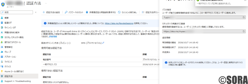 TAP発行画面